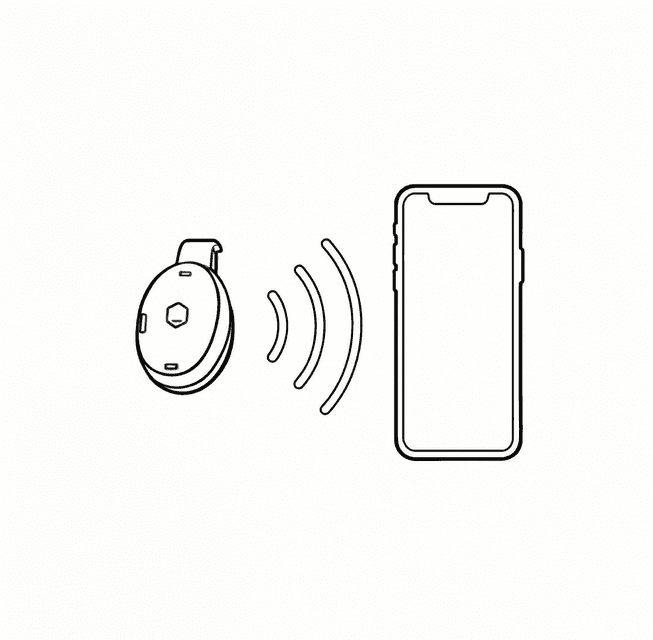 Realtime BLE transmission illustration